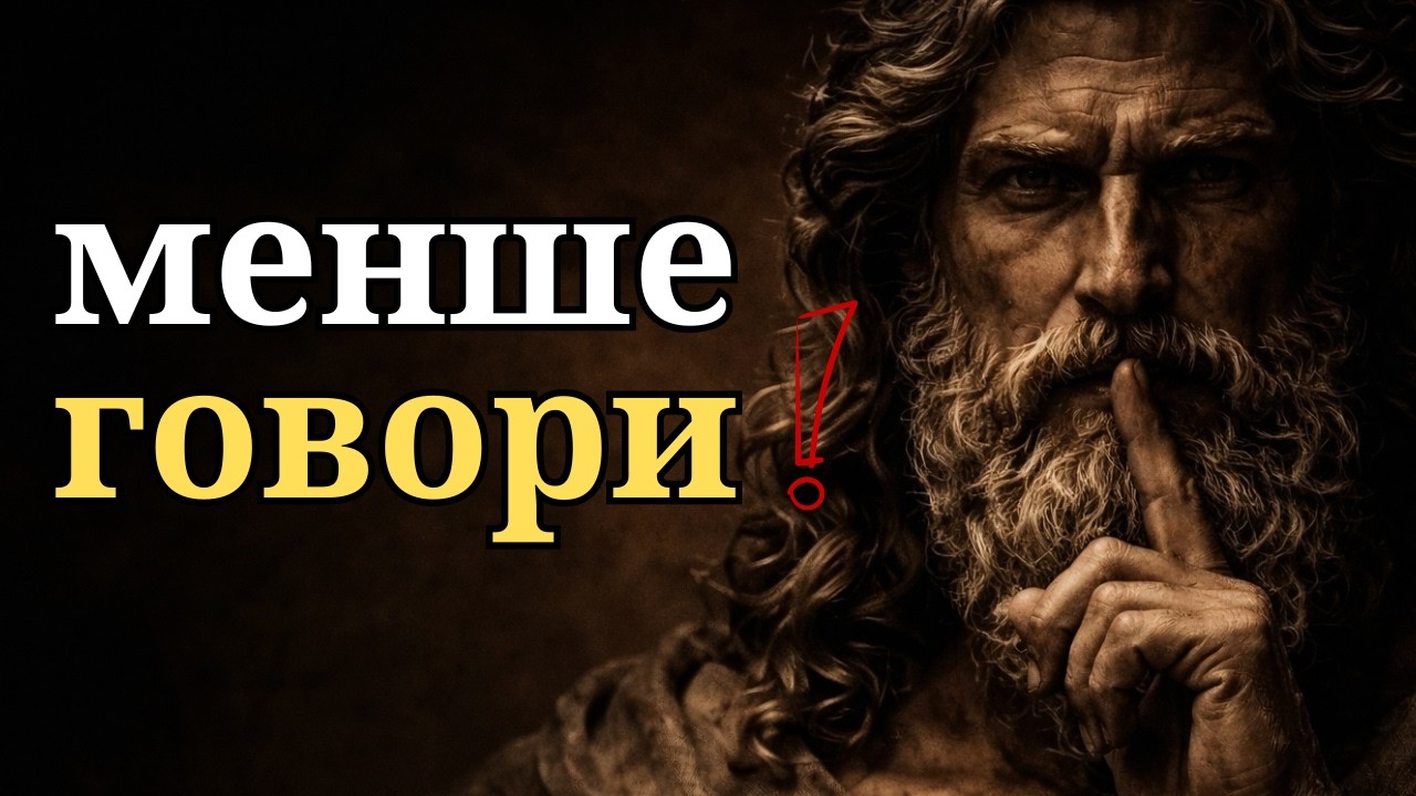 Перестань розповідати про своє життя | Стоїцизм