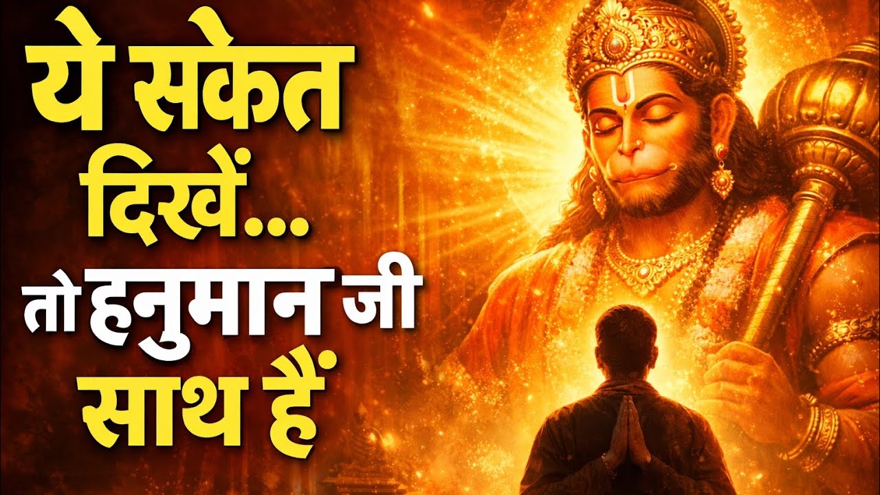 अगर जीवन में ये बदलाव आने लगें, तो समझ लो हनुमान जी साथ हैं | सच्चे संकेत Hanuman Vaani 🙏