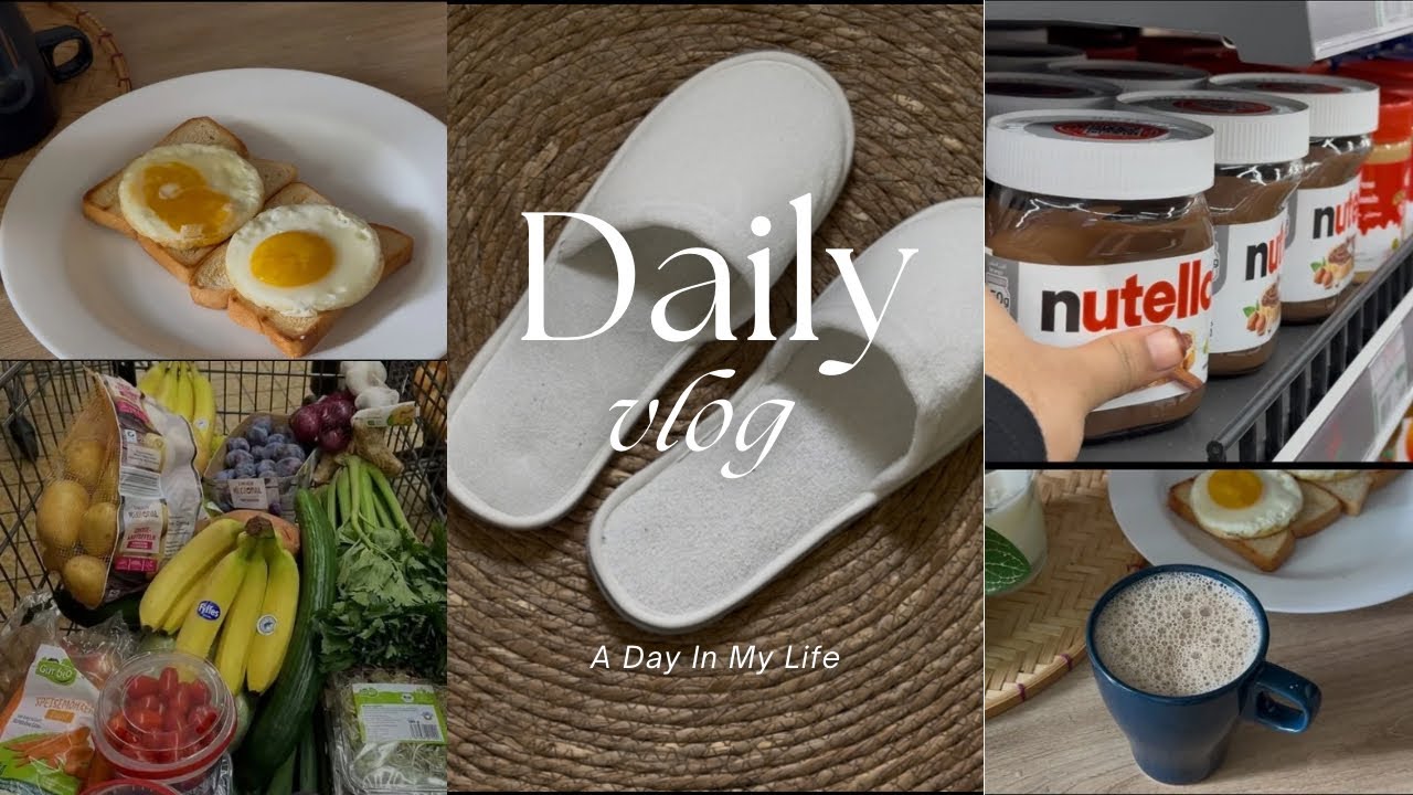 Slow & Productive Vlog |  breakfast ,Home Chores,Grocery Restock💌🥪🛒🥒 | [ Malayalam vlog]