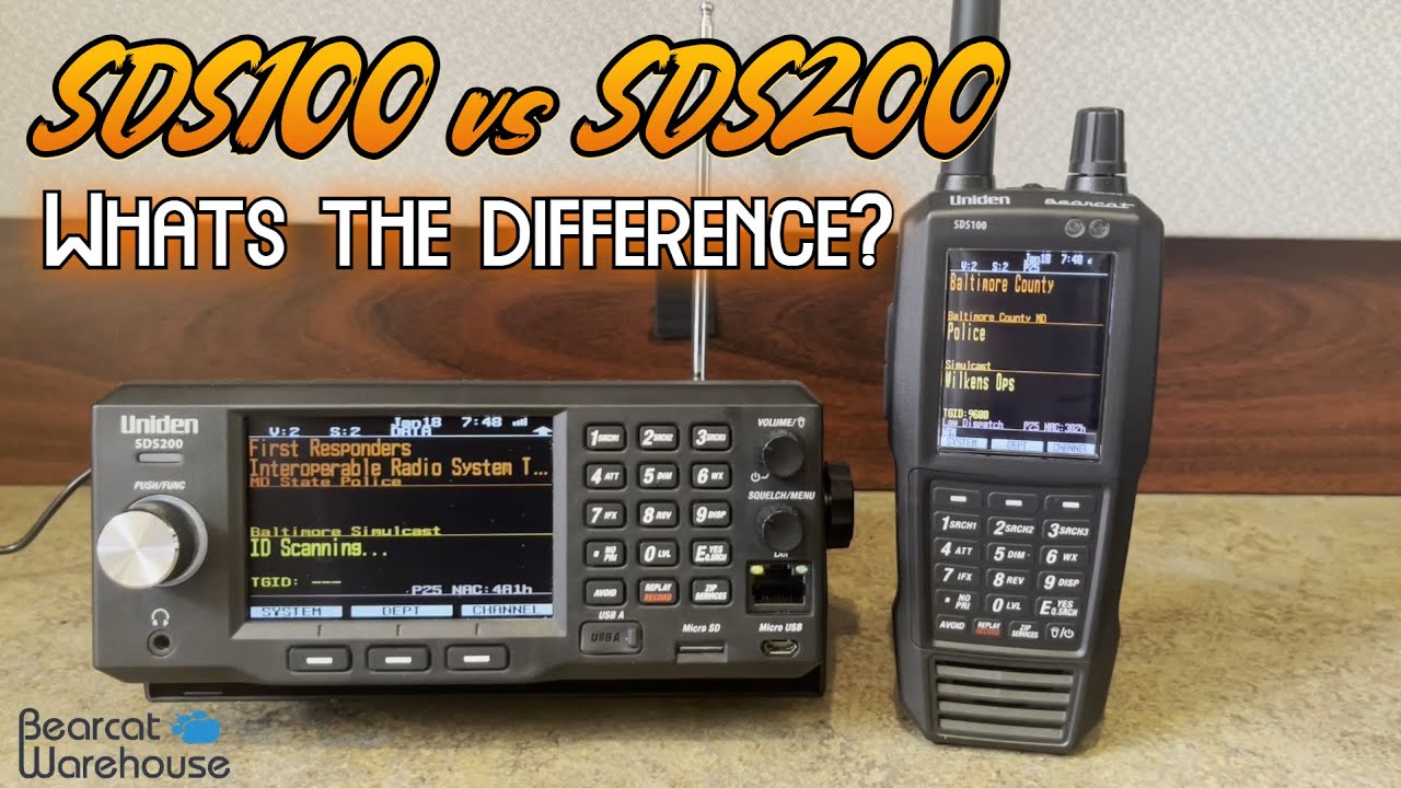 SDS100 VS SDS200, What's the difference?