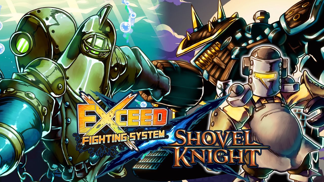 Exceed Shovel Knight Gameplay | Treasure Knight VS Tinker Knight | 99 Games