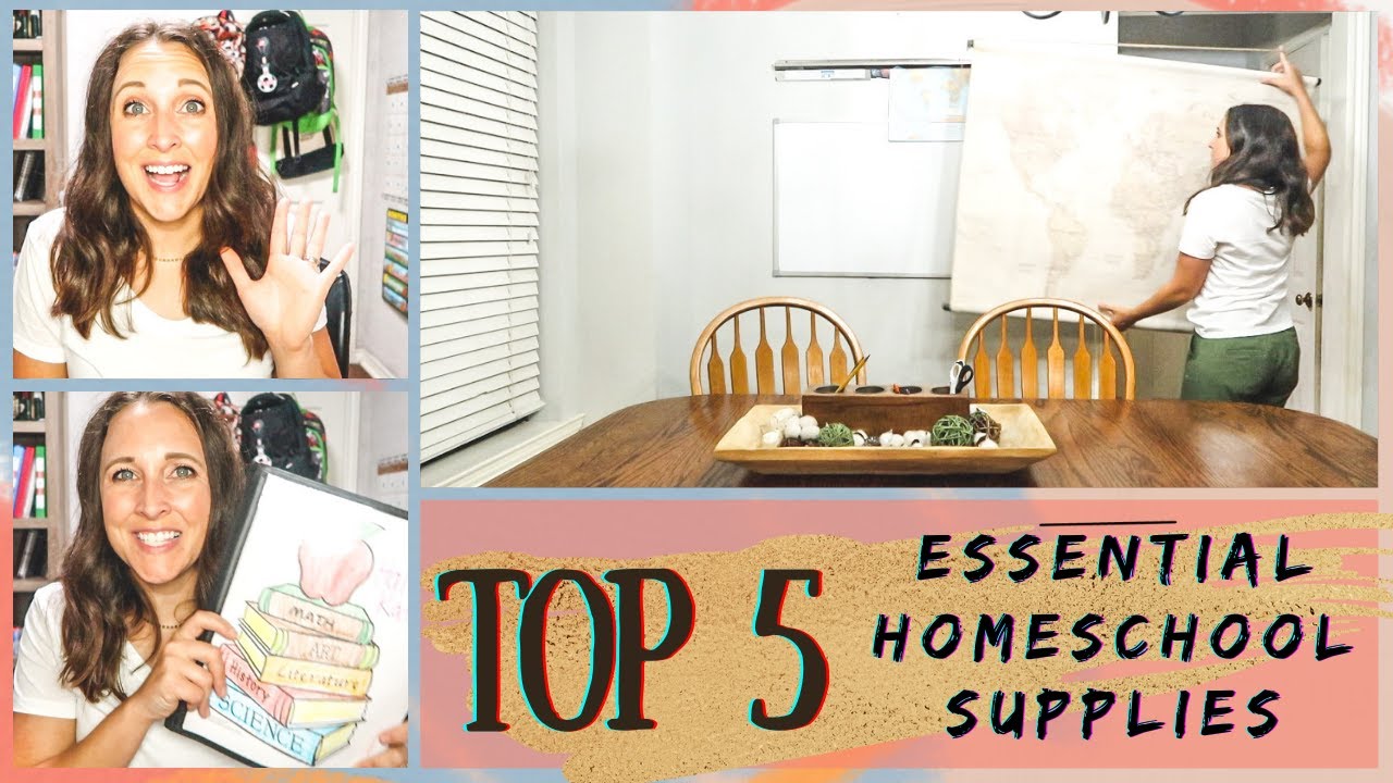 Top 5 Homeschool Supplies/What Do You Need to Homeschool/Hidden White Board/Best Homeschool Supplies