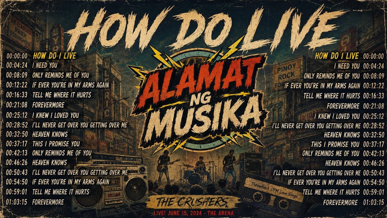 Skate Avenue PH &ndash; How Do I Live (Rock Cover) Non-Stop Lyrics Playlist 2026 | Alamat Ng Musika
