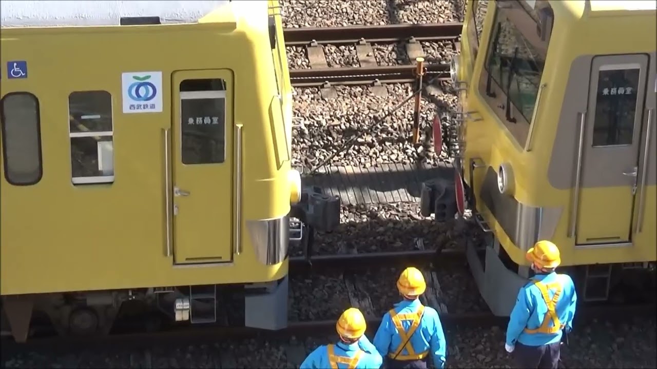 2026年3月8日EF65 2083号機牽引西武鉄道101系1249F多摩川線　交番検査のため甲種輸送牽引車101系263F入換～西武線内発車