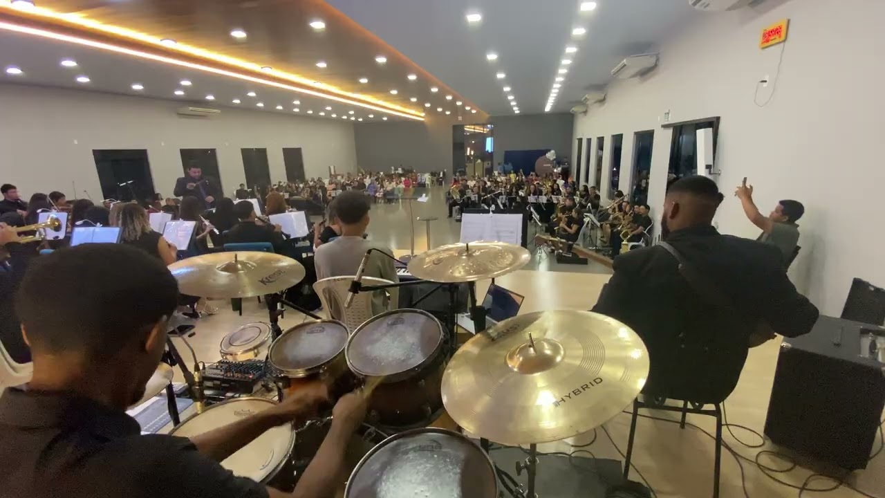 EU FALO JESUS, 10anos orquestra acordes de sião DAVINÓPOLIS 🥁🙌🏼