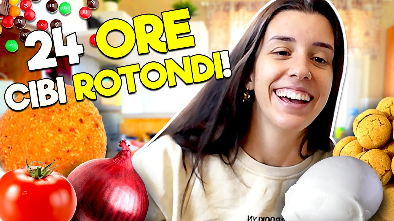 MANGIAMO SOLO CIBI ROTONDI PER 24 ORE! 🧐