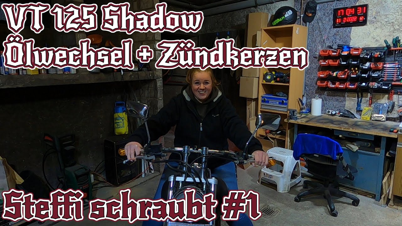 🔧 Honda VT 125 Shadow Ölwechsel | Steffi schraubt #1 🛠️