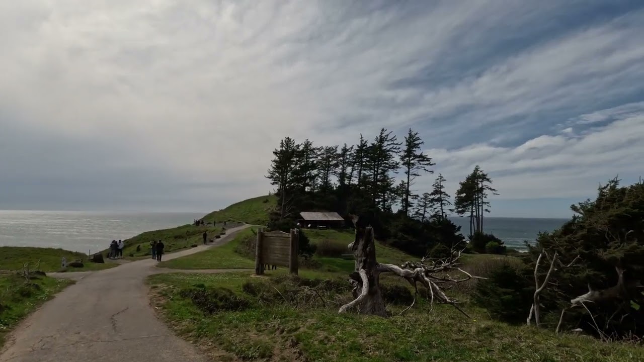 Ecola State Park Viewpoint Walking Tour [4K]