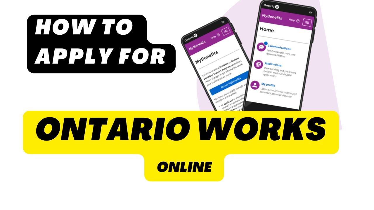 Как подать заявку на участие в программе Ontario Works онлайн II ONTARIO WORKS
