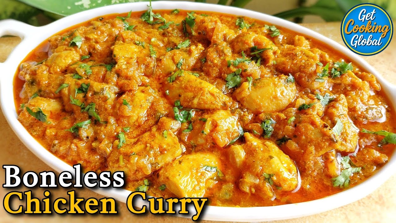 Boneless Chicken Curry | Restaurant Style Chicken Curry Recipe