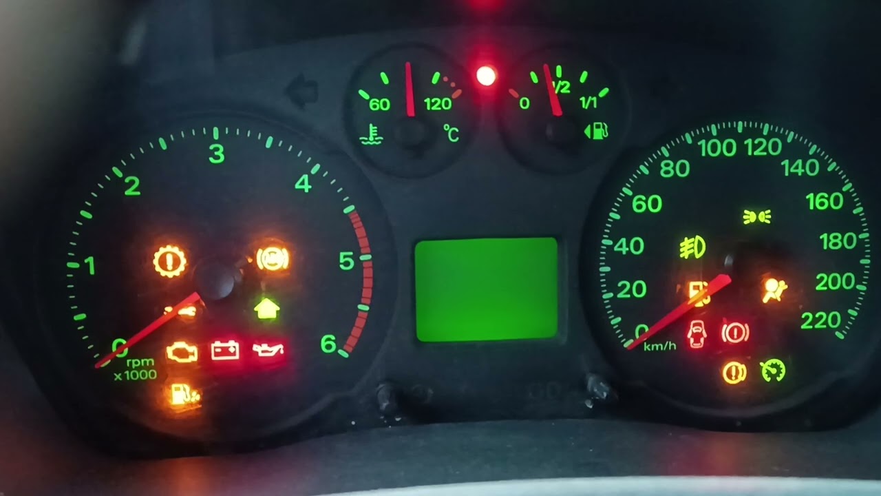 Как погасить ключ ТО на панели Ford Transit