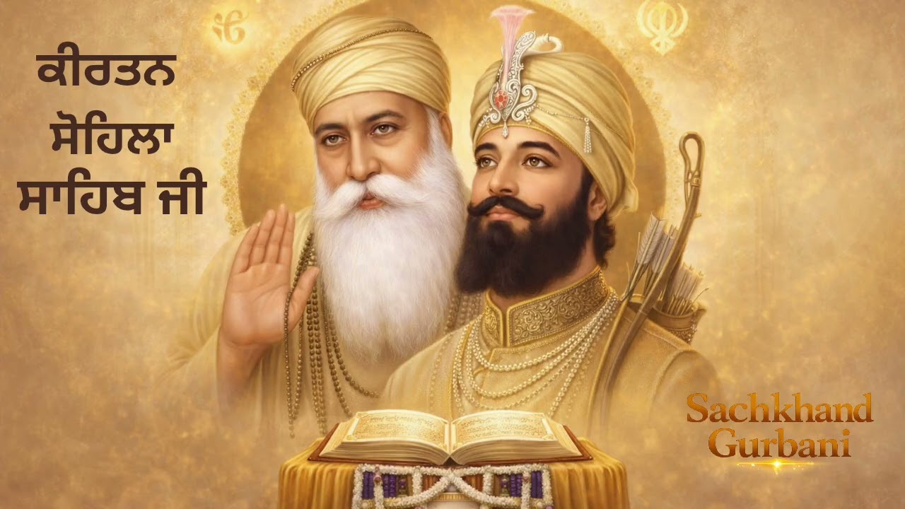 🌙 ਕੀਰਤਨ ਸੋਹਿਲਾ ਸਾਹਿਬ | ਰਾਤ ਦਾ ਪਵਿੱਤਰ ਪਾਠ | ਮਨ ਨੂੰ ਸ਼ਾਂਤੀ ਦੇਣ ਵਾਲਾ🙏