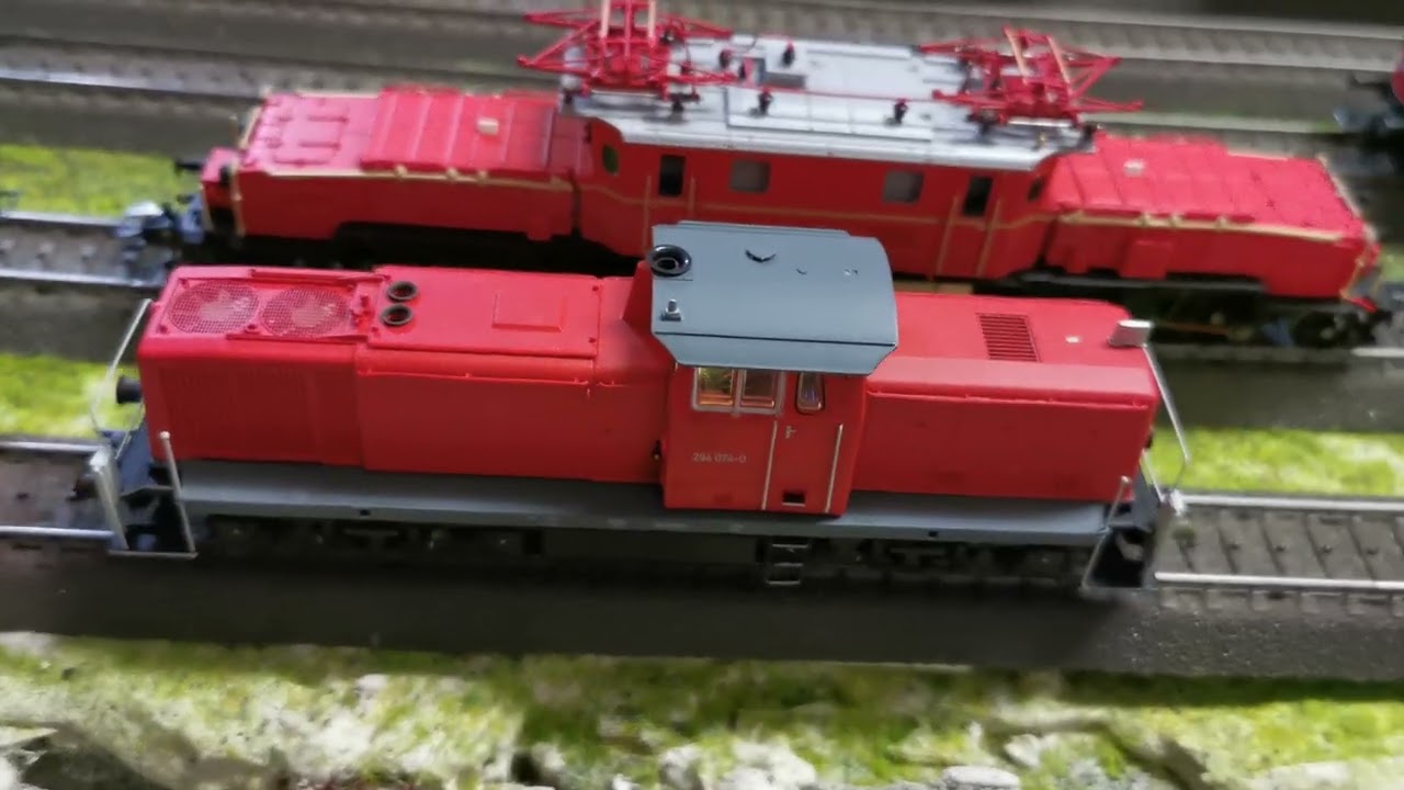 ESU V90 BR 290 Rauch und Sound. seltene ESU Lok. Bremsfunken.