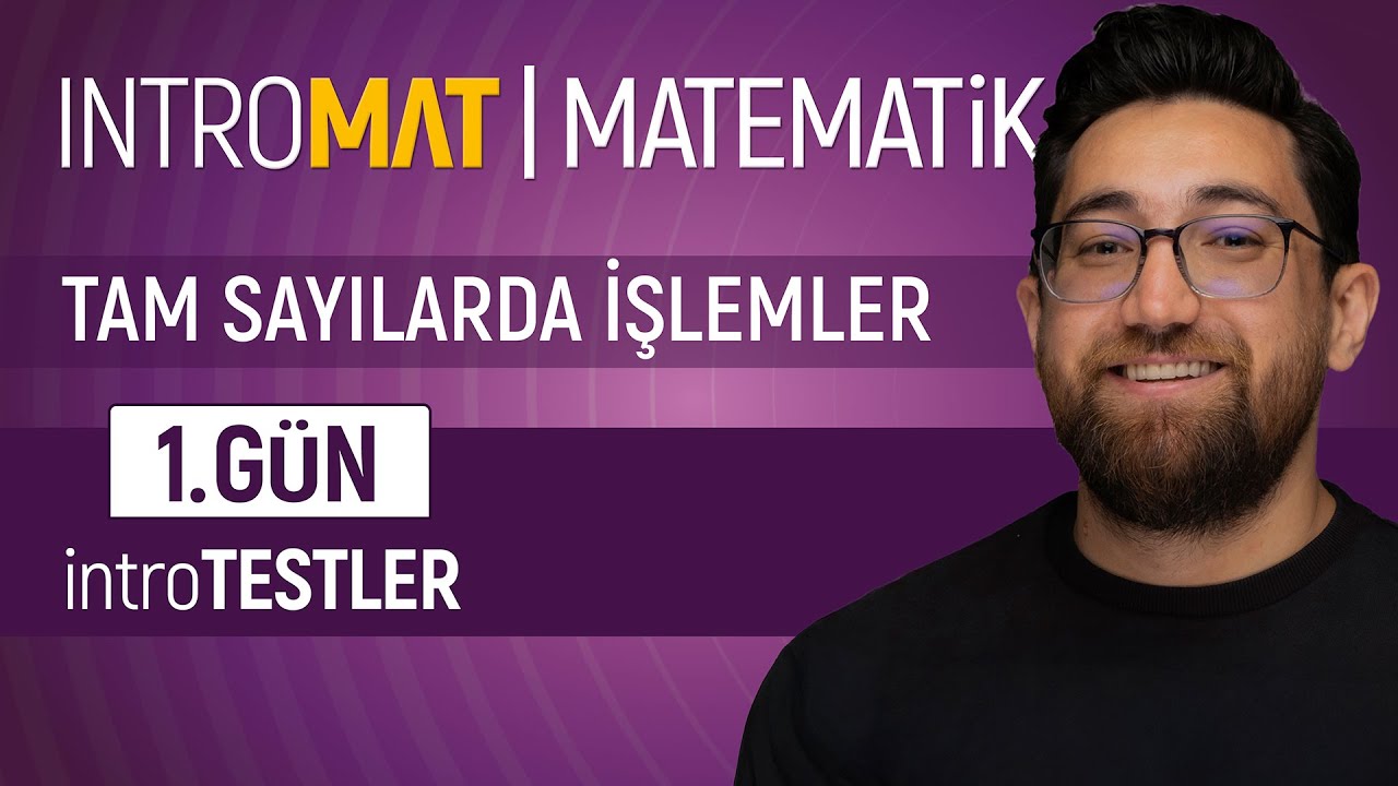 INTROMAT Matematik | 1.GÜN | introTESTLER | 15 Günde Temel At! (Matematiğe Başlangıç Serisi)