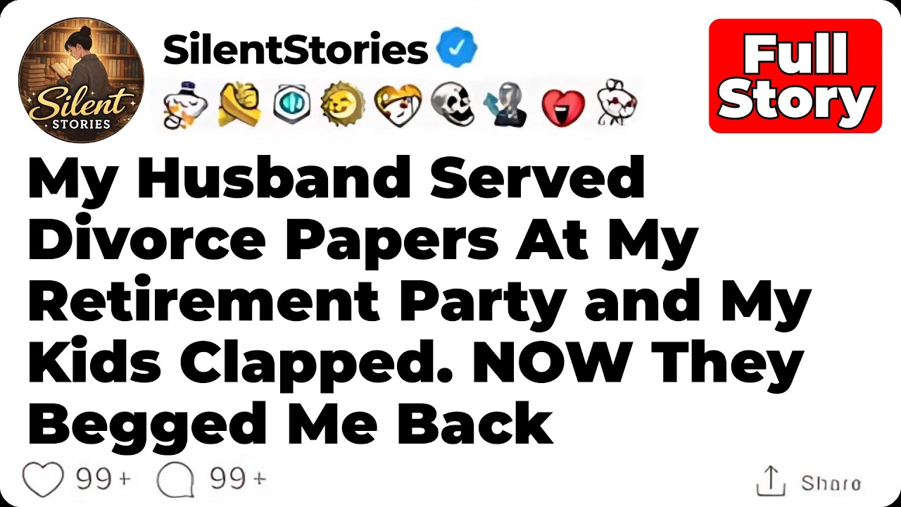 My Husband Served Divorce Papers At My Retirement Party and My Kids Clapped. NOW The... [FULL STORY]
