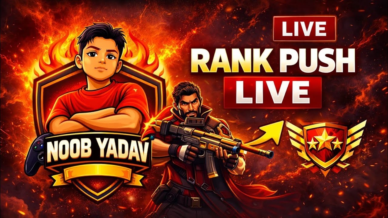 FREE FIRE LIVE AJJ HAM RANK PUSH KARE GE AUR SATTH MAI UID CHECK ✅ KRE GE OK READY