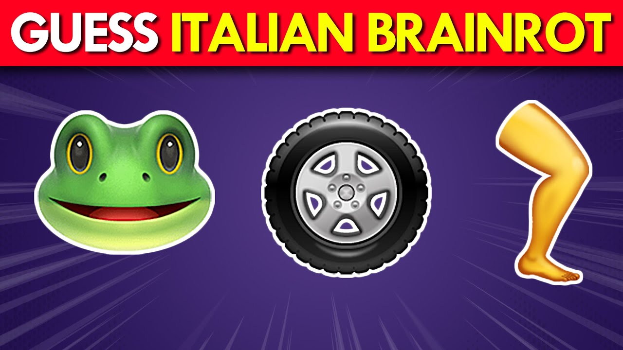 Guess INDONESIAN and ITALIAN Brainrot By Emoji | Tung Tung Sahur, Matteooo, Trippi Troppi