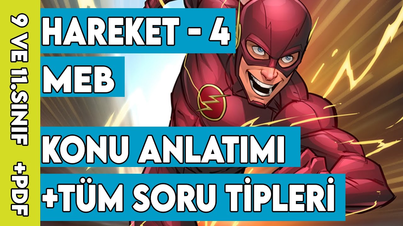 Hareket Problemleri - 9 & 11.Sınıf- Meb uyumlu konu anlatımı- Soru çözümlü - #aytfizik #tytfizik