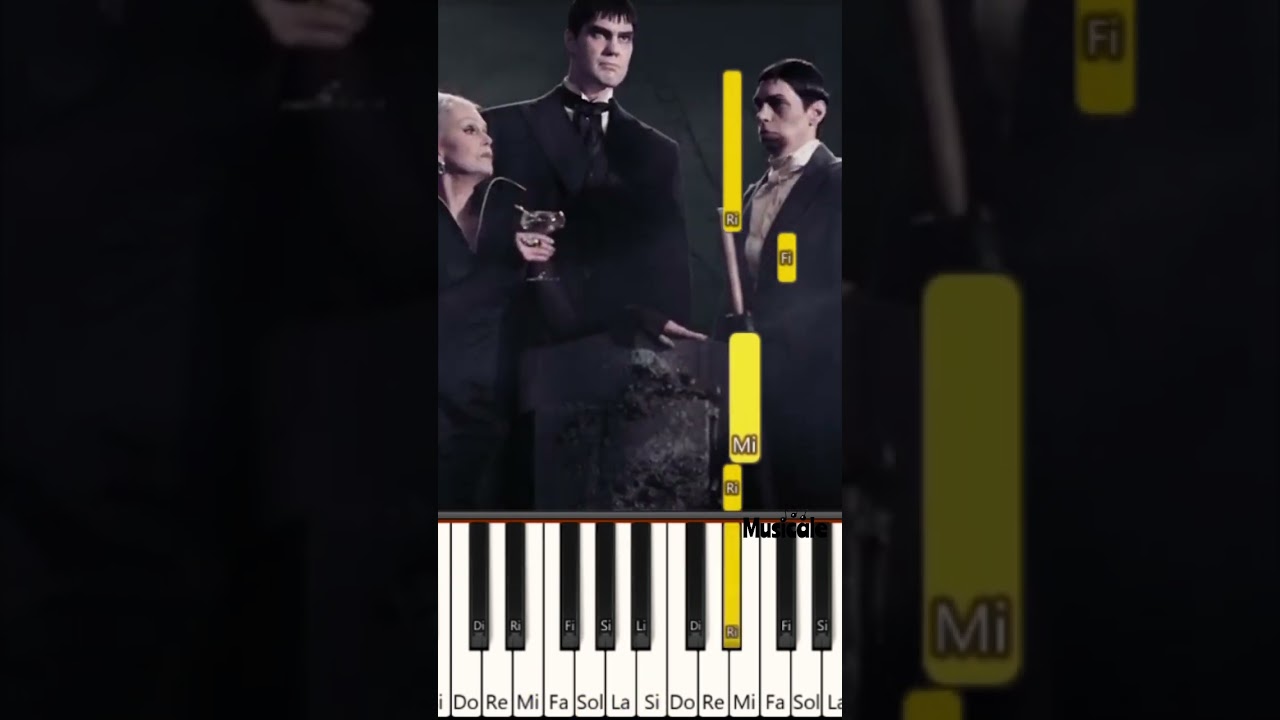 #merlina2 #merlinaaddams #wednesday2 #wednesdaysong #easypiano #easypianotutorial #tutorialdepiano