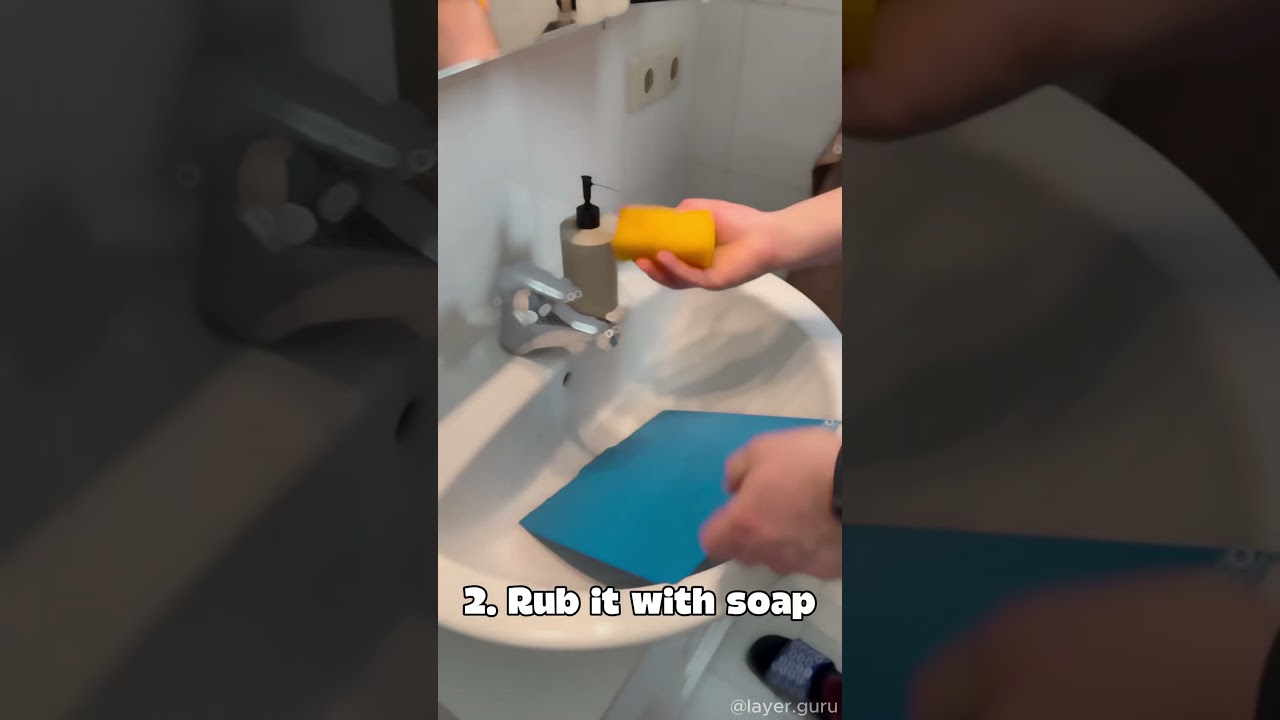 How to clean your buildplate #3dprinting