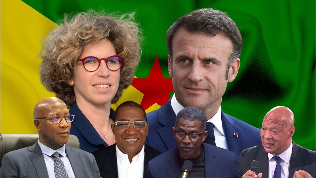 Préparation de l'arrivé d'Emmanuel Macron en Guyane française