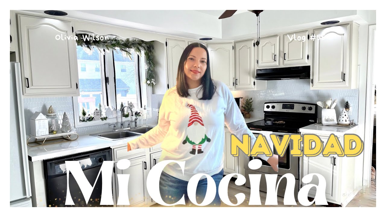 DECORACIÓN NAVIDEÑA PARA COCINA  ! Sencilla y práctica #kitchen #navidad2024
