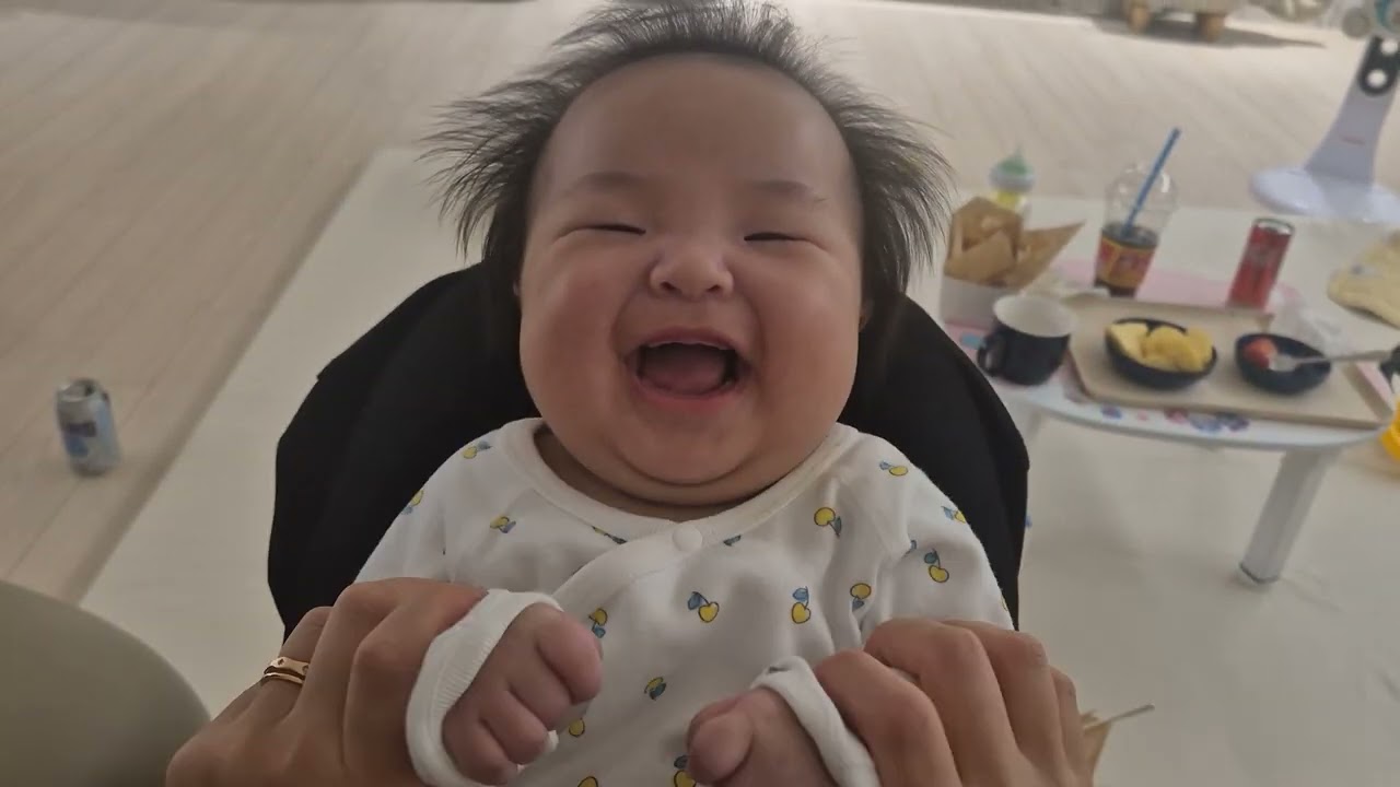 백일지난 아기 웃음소리 #힐링영상 