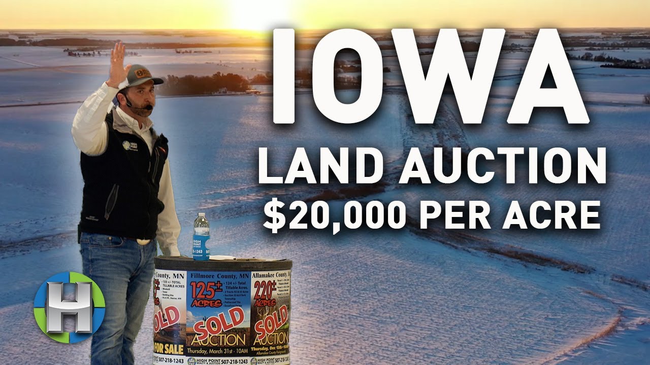 $20,000 Per Acre Chickasaw County, IA Land Auction!