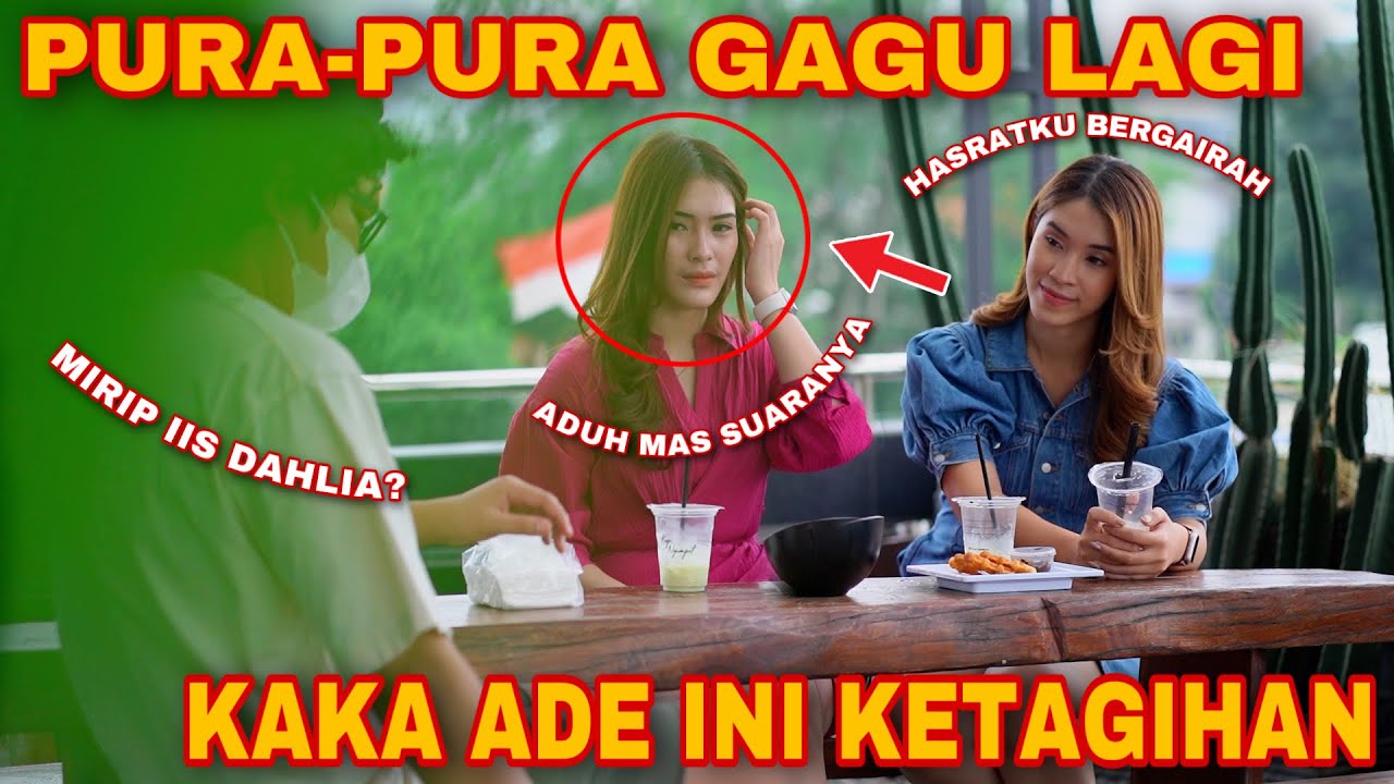 PRANK CAFE!! BAPERIN KAKA ADE SAMPAI KETAGIHAN