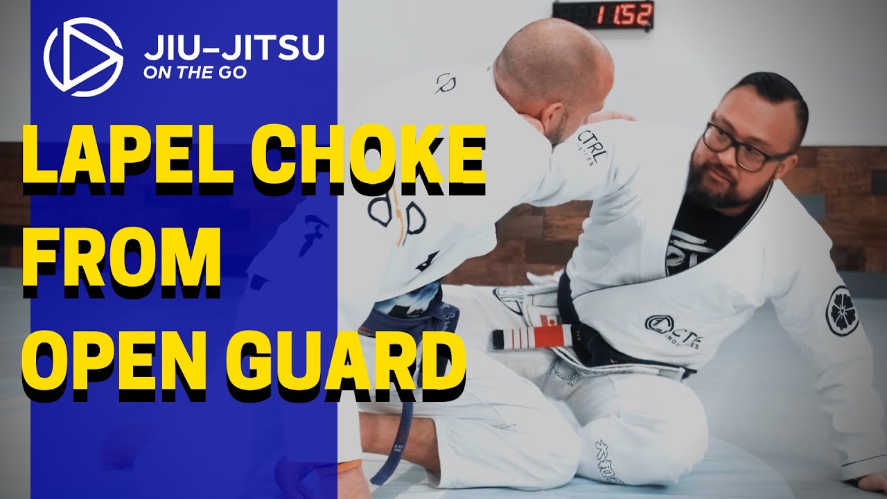 Lapel Choke from Guard by Jay Pages