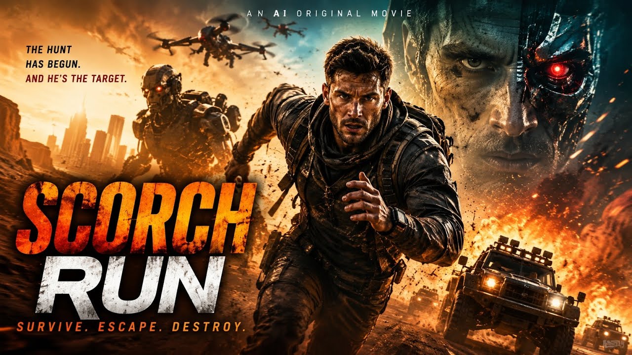 SCORCH RUN ai gnretend shorts movie #ai #aivideo #aishorts #aiaction 
