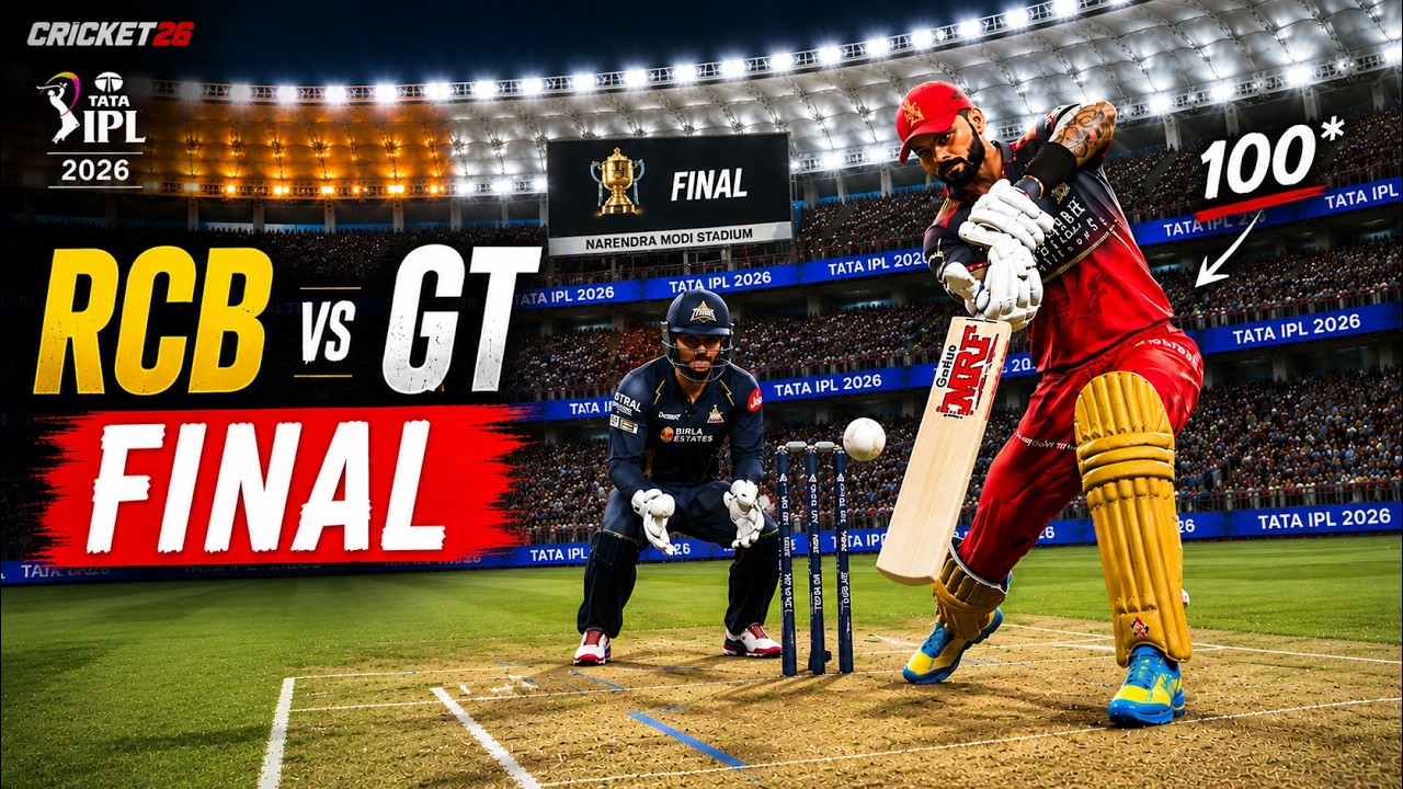 🔥ФИНАЛ RCB против GT - Вират Кохли 100* в финале!! | IPL 2026 | Крикет 26