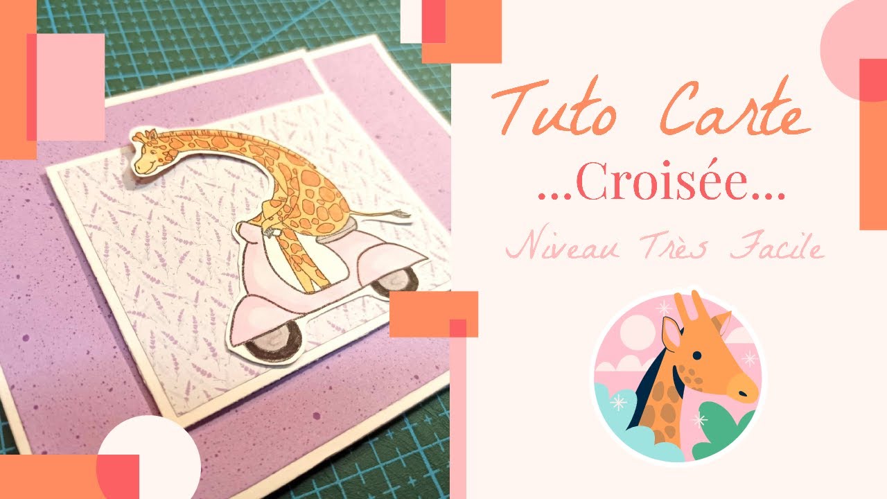 Tuto carte croisée. Très facile 🤗