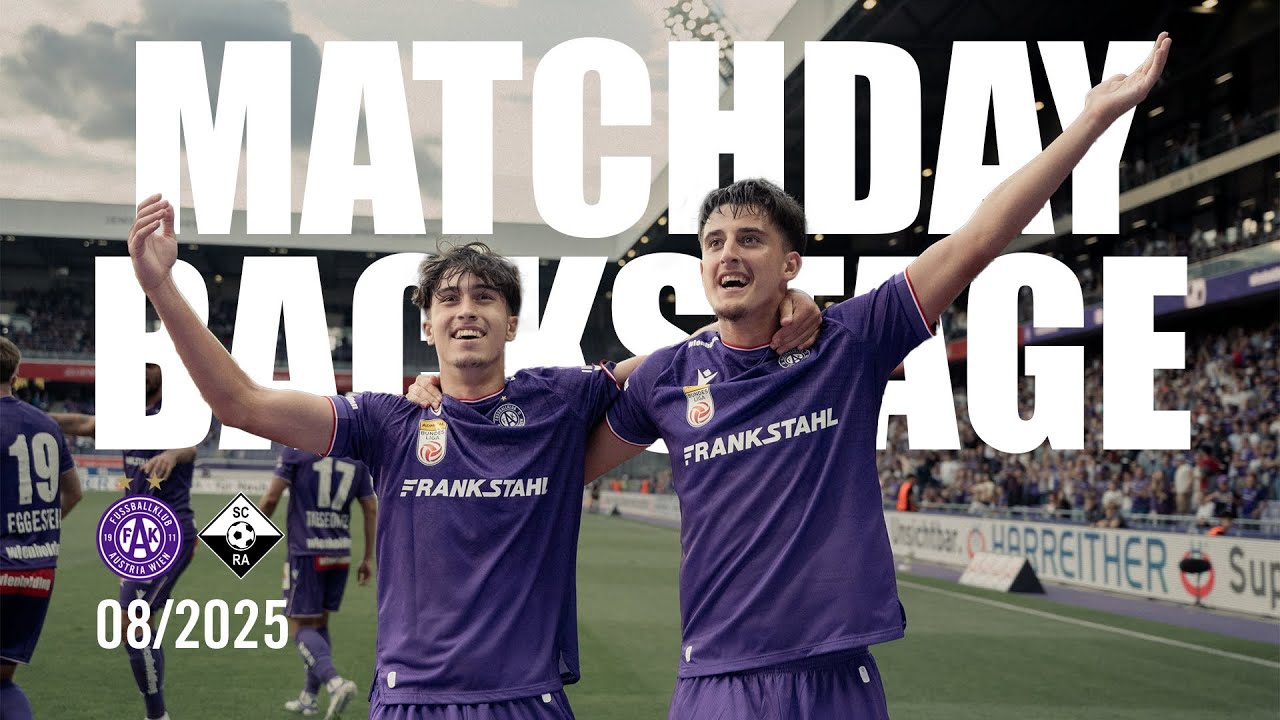 Backstage beim Heimsieg gegen Altach (09/2025) #faklive #violatv