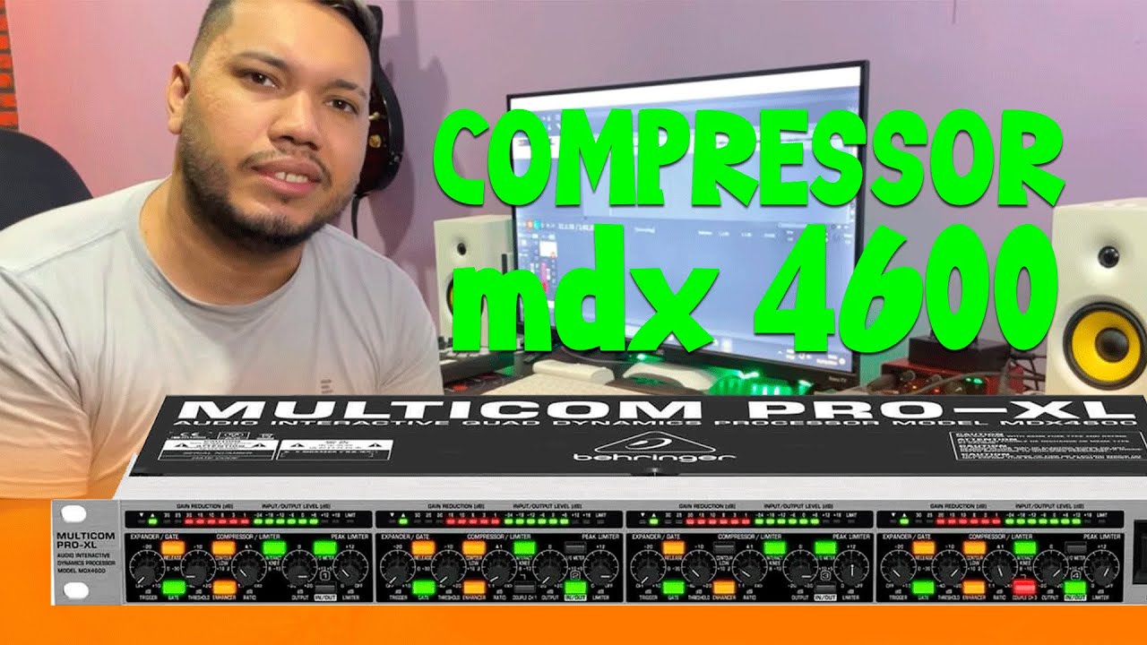 COMPRESSOR Mdx 4600 Behringer unboxing
