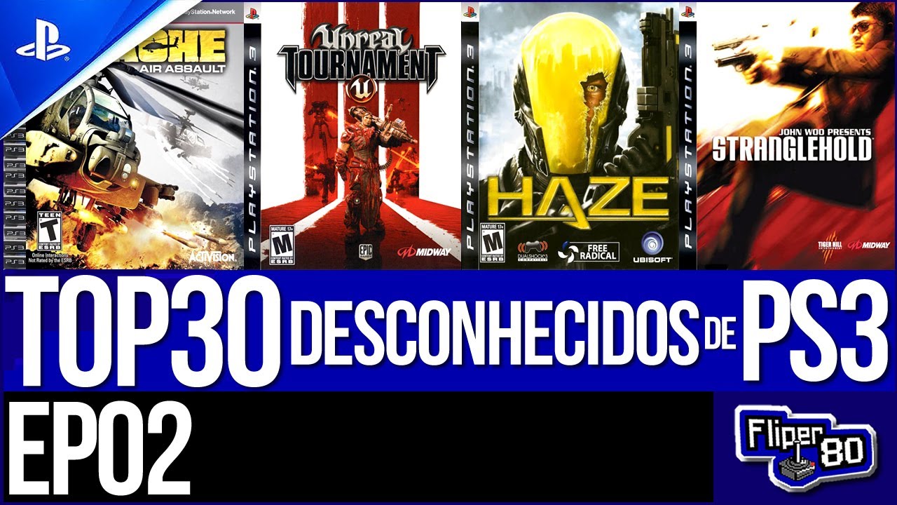 TOP 30 DESCONHECIDOS DE PS3 EP02 | MELHORES JOGOS DE PS3