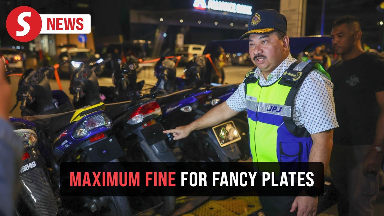 Fancy number plates can get you into trouble &ndash; maximum RM10,000 fine