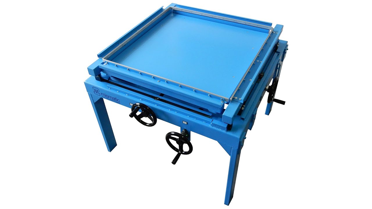 Learn Screen Printing - Stretching of the Screen by the Mesh Stretcher for Inox Steel