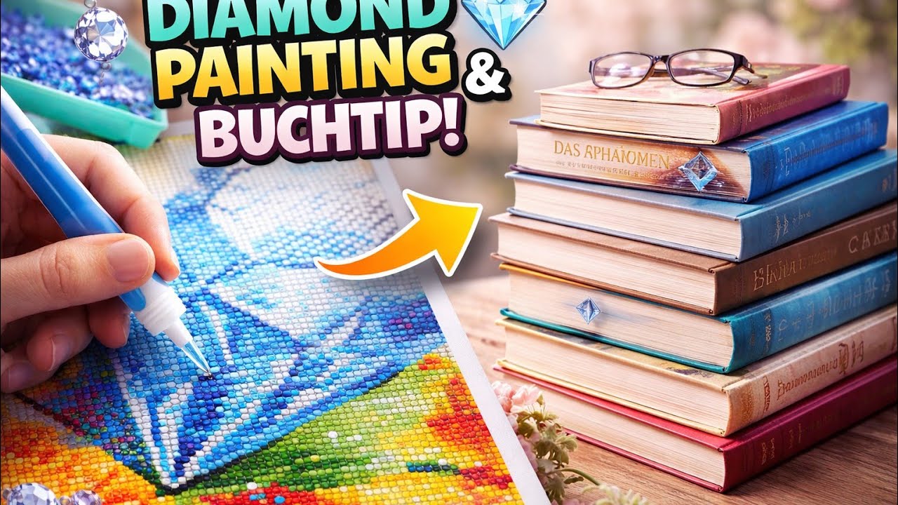  Diamond Painting Zebra und Buchvorstellung #diamondpainting 