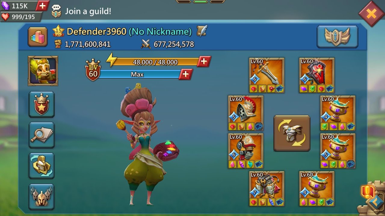 Rally Lead Account For Sale 1000%+ Stats 8 Mythic Champ 1600$ +MM  - Lords Mobile