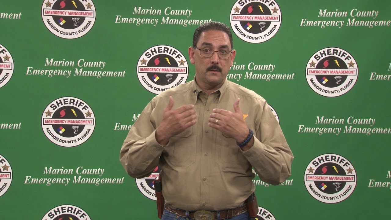 MARION COUNTY SHERIFF BILLY WOODS ADDRESSES RUMORS, LOOTING AND STORM UPDATES