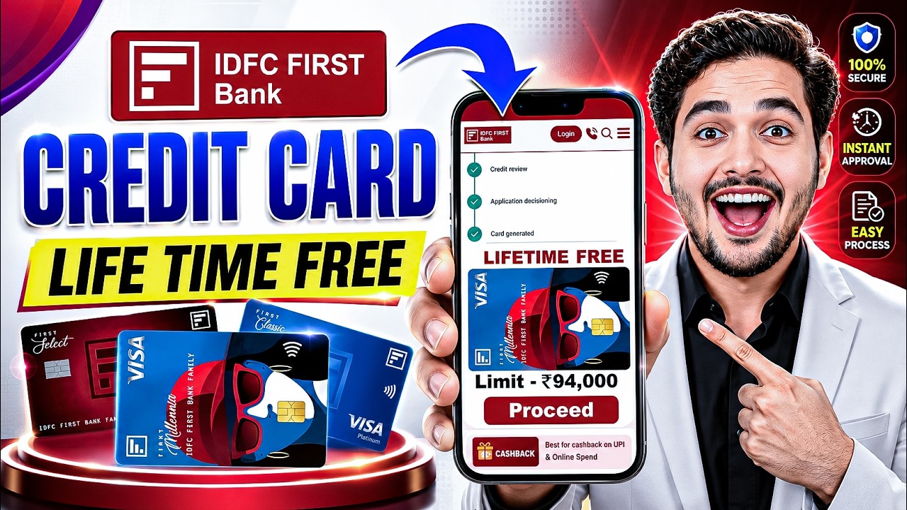 IDFC First Bank Credit Card Apply Online | IDFC Credit Card Apply | How To Apply IDFC Credit Card