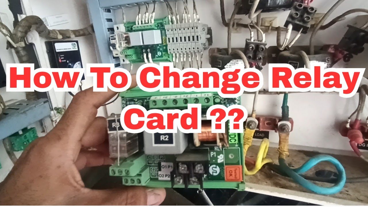 How To Change 12V Relay Card In Diesel Generator | @Generator_funda