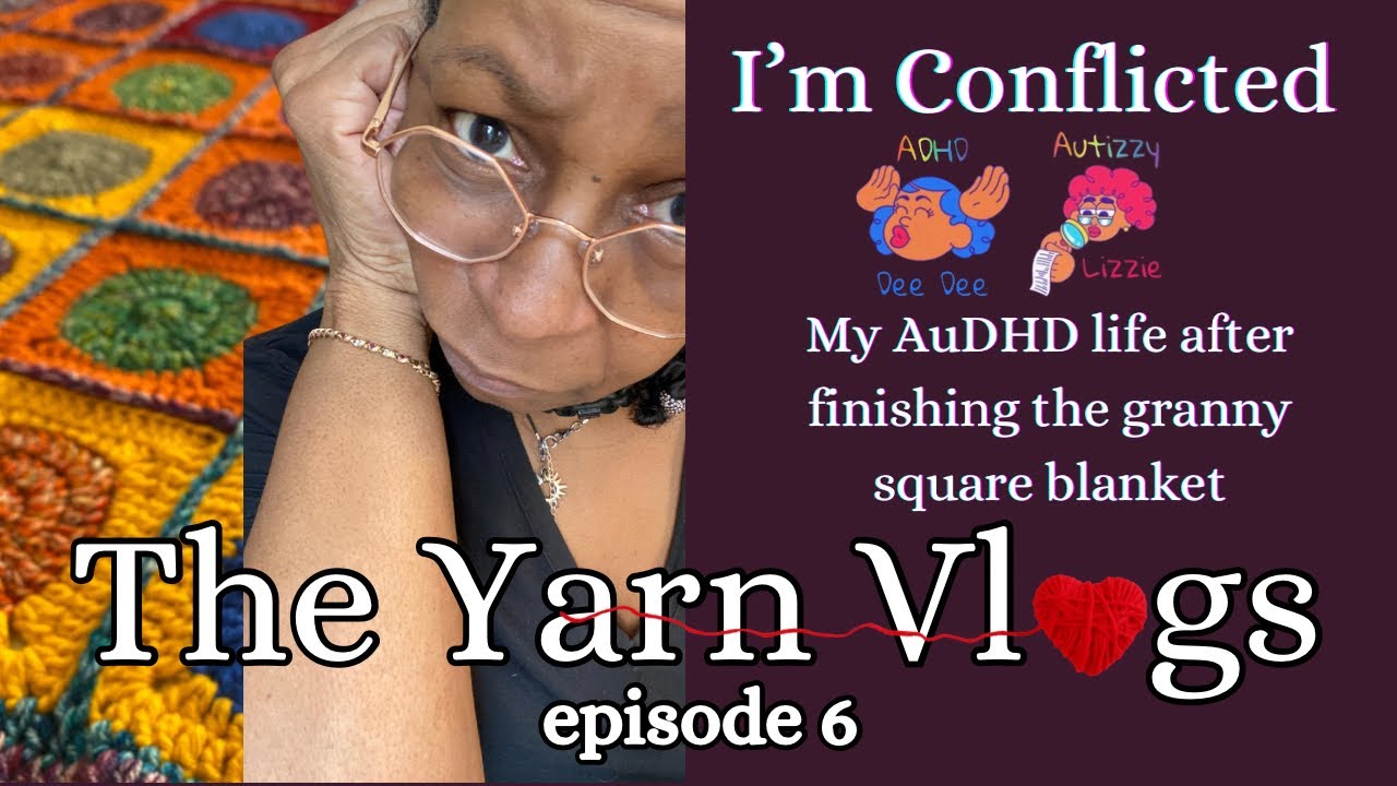 Grieving the granny square blanket. Let’s talk it out. #autistic #grannysquare #grannysquareblanket 