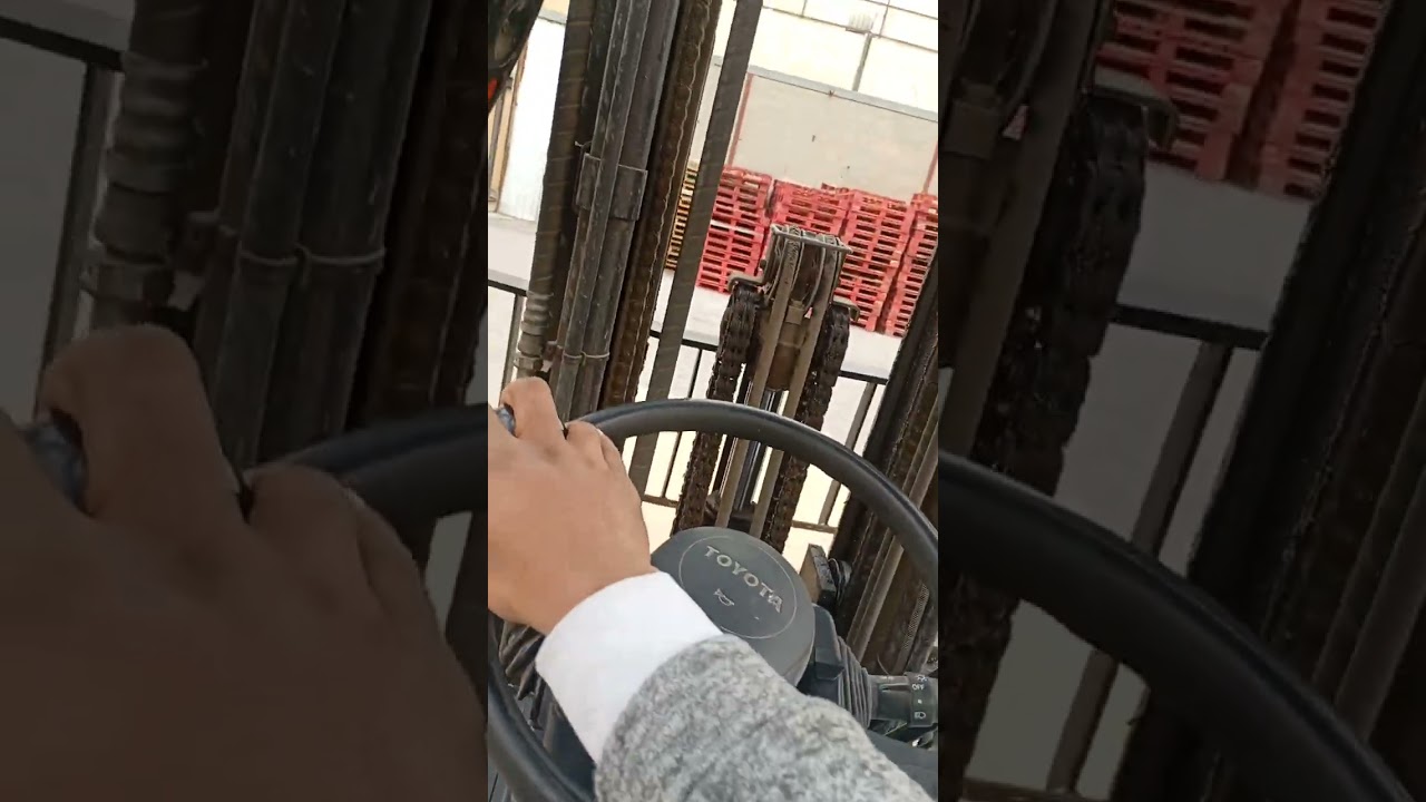 Fork lift work process
