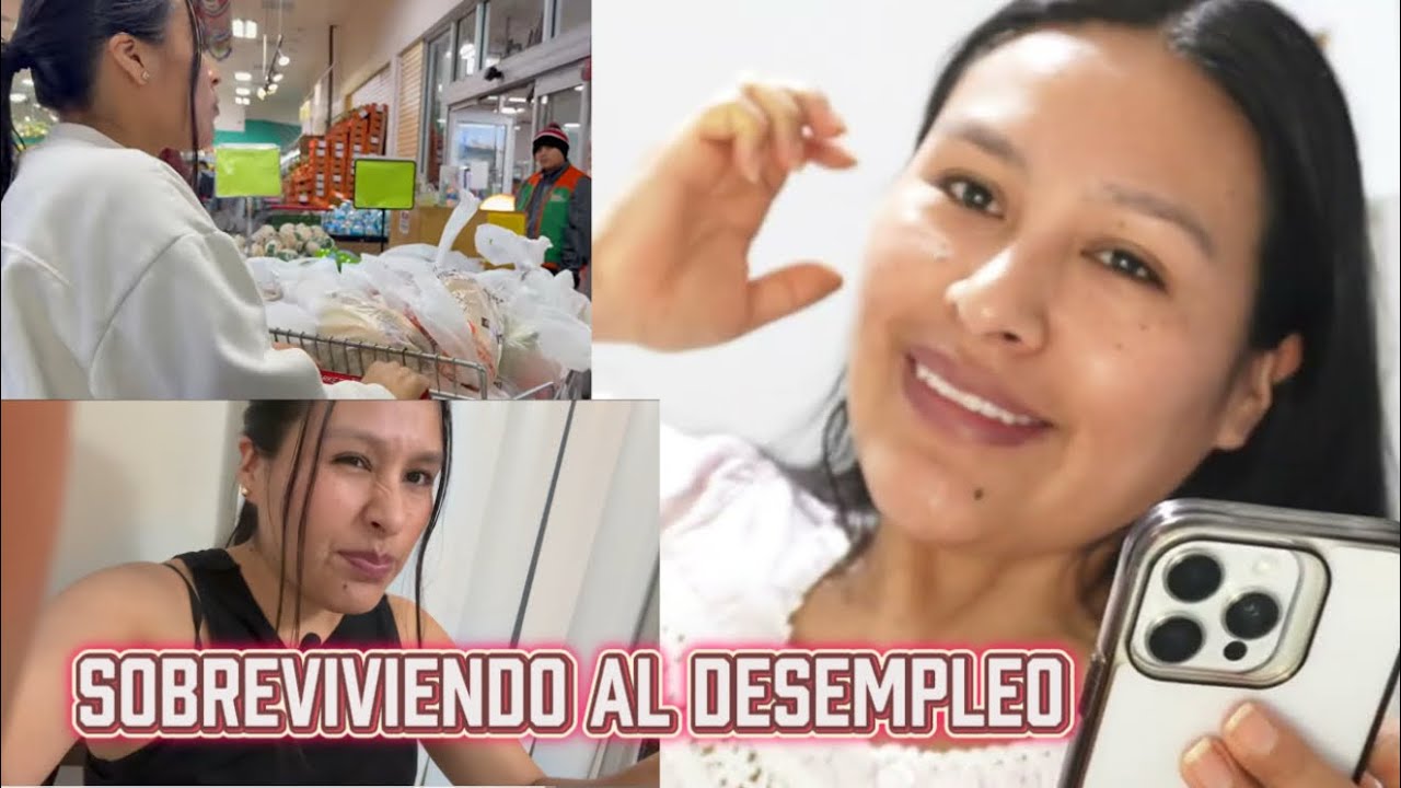 Sobreviviendo al desempleo, día de mercado, búsqueda de trabajo, ejercicio. 