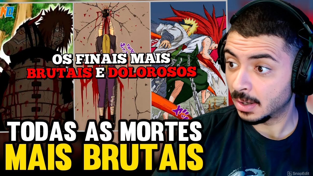 KAMUZ REAGE: AS 10 MORTES MAIS BRUTAIS E SANGRENTAS EM NARUTO