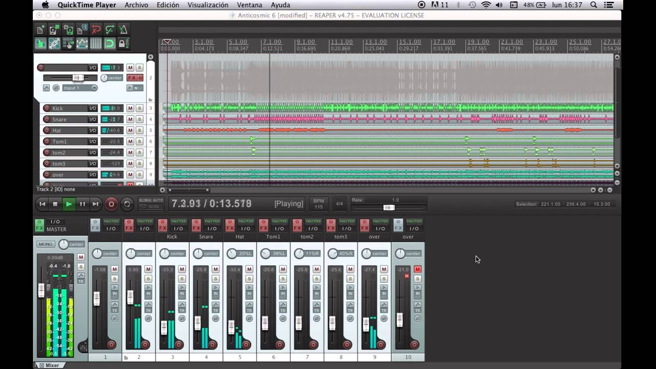 Metal Drum Mix (Raw tracks and Mixed Tracks)