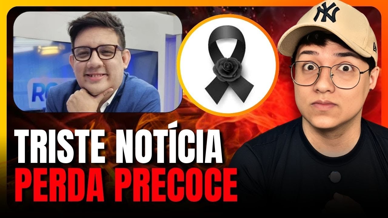 🚨LUTO! Jornalista e apresentador Erlan Bastos morre aos 32 anos