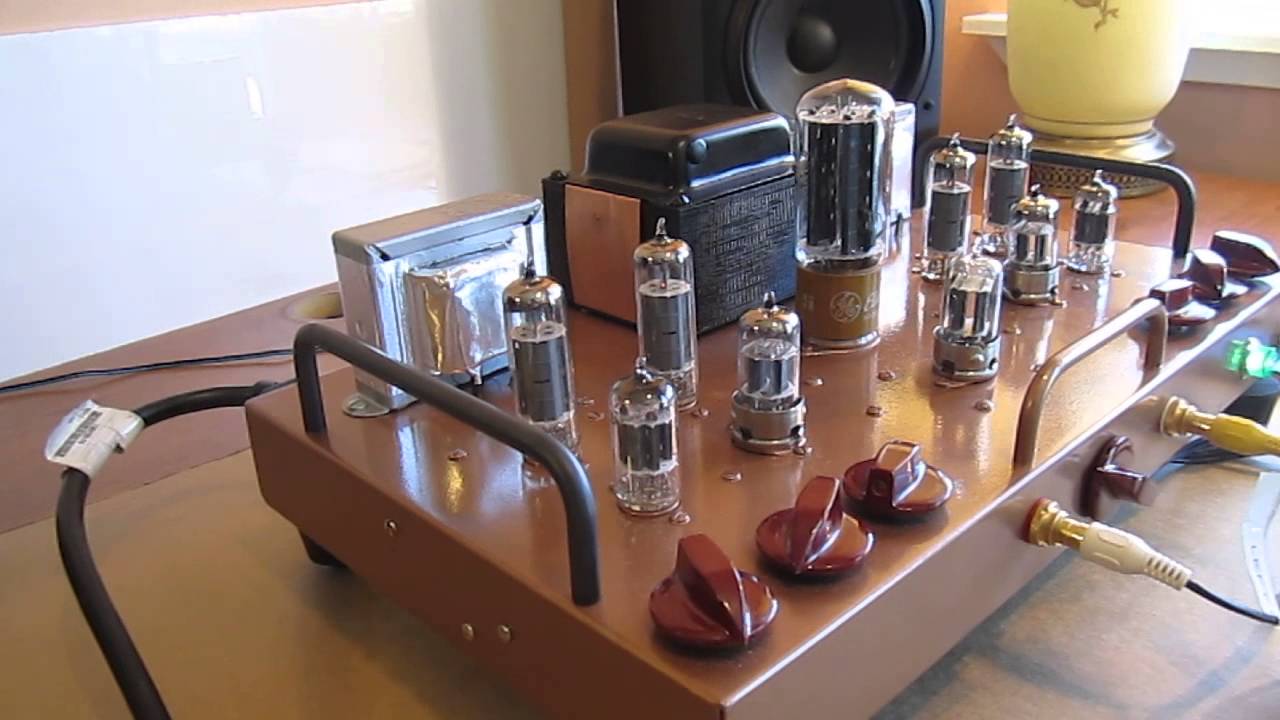 Tube Amplifier Pilot SA 232 and Pilot Pre-Amp SP-210 hand built